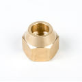 Custom Brass Nut For Air Conditioner Parts  1/4 Hex Nut